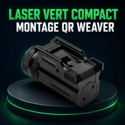 Promotion Laser vert compact avec monture QR Weaver