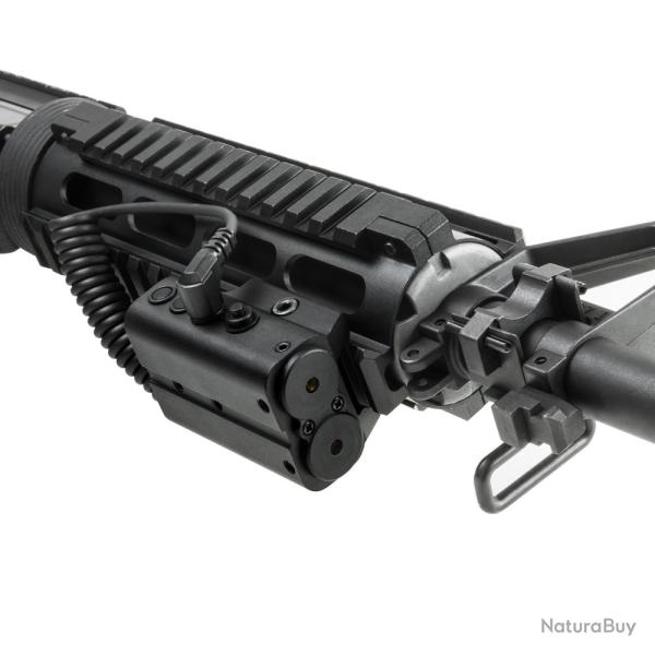 laser vert et rouge avec support sur rail