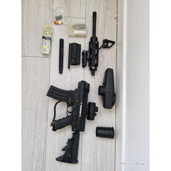 Lanceur tippman X7 avec lot de piece