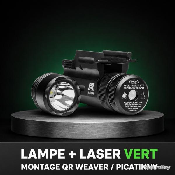 Promotion Lampe 150L et laser vert combin�s avec support QR