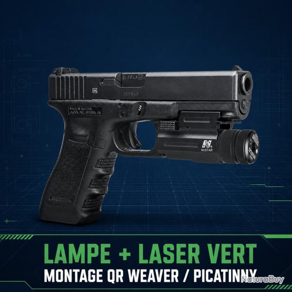 Promotion Lampe 150L et laser vert combin�s avec support QR