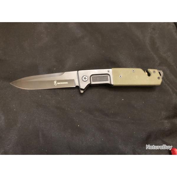couteau pliant browning CHASSE DA 319 NEUF DE STOCK