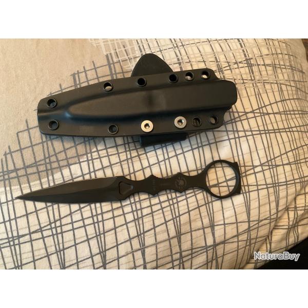 VEND COUTEAU DROIT SPARTAN BLADES CQB BLACK.