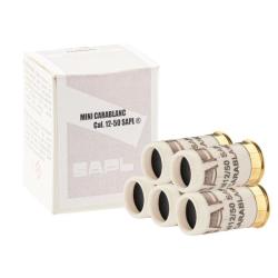 Cartouches &agrave; blanc Sapl mini carablanc - Cal. 12/50