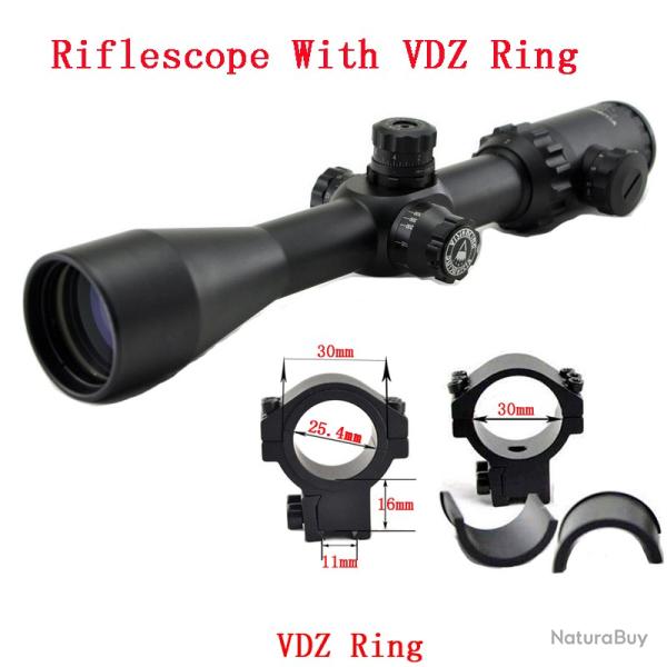 Visionking-Lunette de chasse  grande vue, -**2-16x44 11mm Low Ring