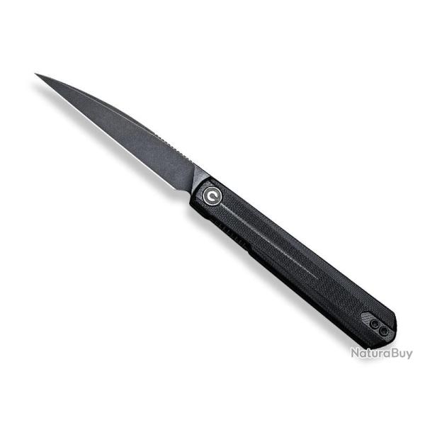 COUTEAU CIVIVI CLAVI G10 NOIR BLACKWASH