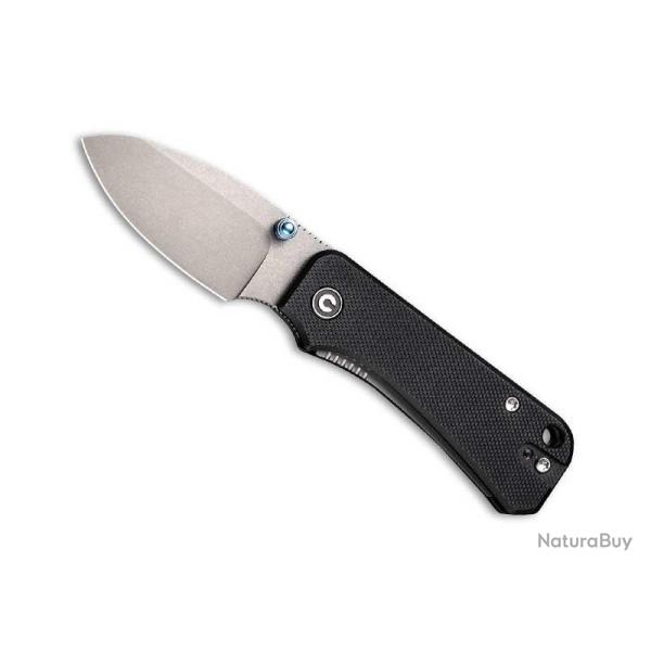 COUTEAU CIVIVI BABY BANTER G10 NOIR STONEWASHED