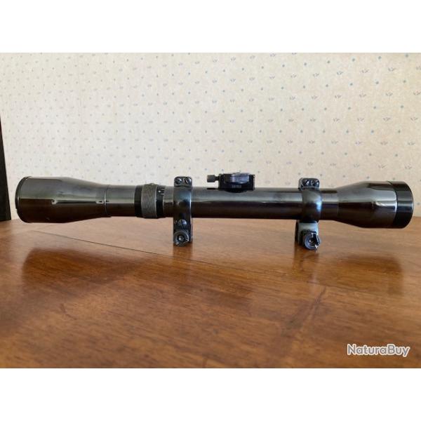 Lunette HENSOLDT  Wetzlar  ZIEL-DIALYT  5 x avec montage EAW en acier , d�rivable pour rail de 11 mm