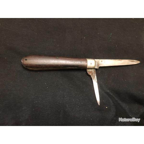 couteau pliant manche en bois