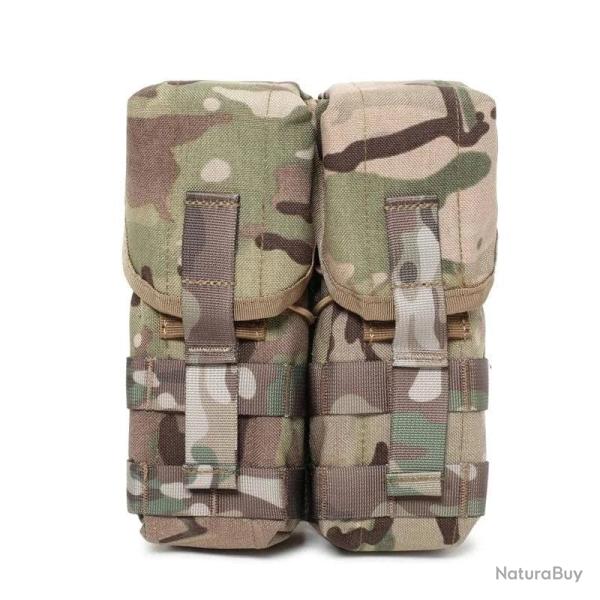 Pochette chargeur double 5,56/7,62 ELYTRA TACTICAL - Multicam