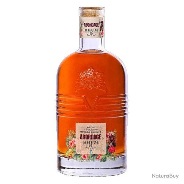 Rhum "Abordage" Maison Prulho, R�publique Dominicaine, 5 ans d'�ge, la carafe.
