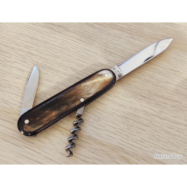 Victorinox Couteau Suisse 248k Gourmet Inoxyd Arm�e Suisse 1943-1951 Corne rare collector