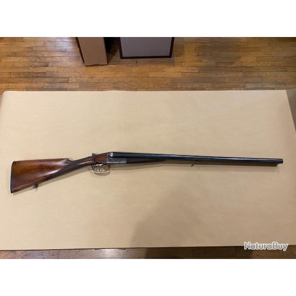 Fusil Juxtapos� Artisanal Canon Aug. Lebeau Cal. 12/70 Fait pour l'armurerie Mistral � Marseille