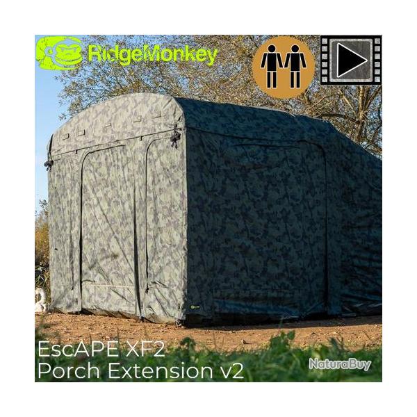 Biwy RidgeMonkey Escape XF2 V2 Camo (Extension Porch seul)