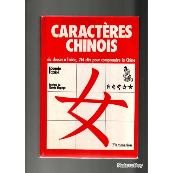 caract�res chinois du dessin � l'id�e , 214 cl�s pour comprendre la chine edoardo fazzioli
