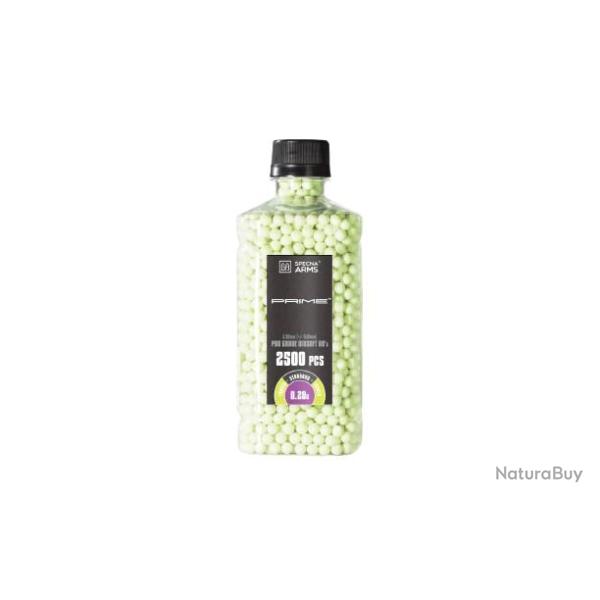 BILLES 0.20G PRIME VERTE EN BOUTEILLE DE 2500 "SPECNA ARMS"