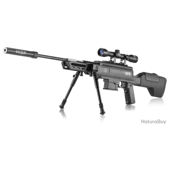 Carabine � air comprim� 7.5 � 24 J Black Ops sniper cal. 4,5 mm - Piston < 16 j