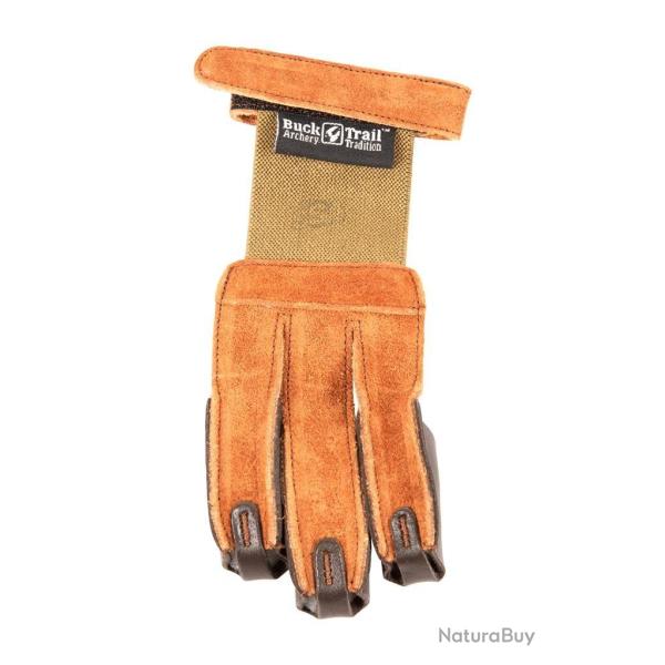 Gants de tir Traditree en cuir su�d� avec renfort - Medium