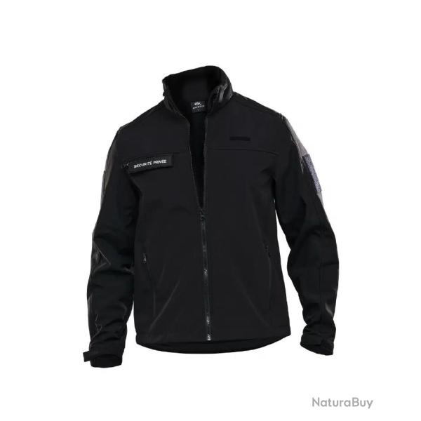 SOFTSHELL SECURITE PRIVEE - NOIR M