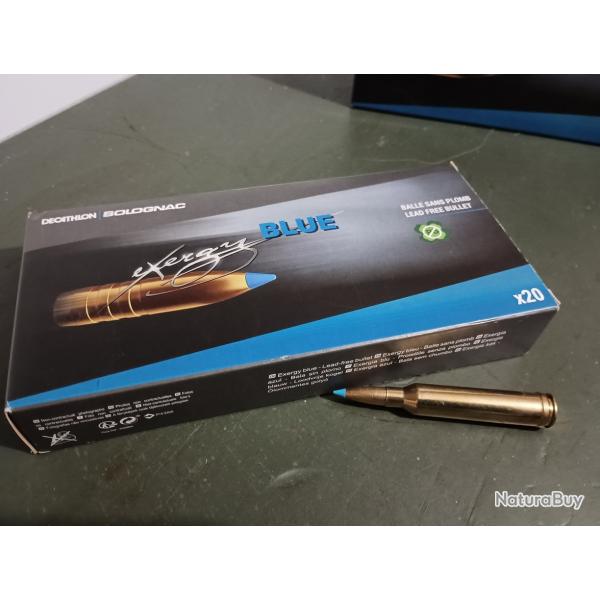 Boite Solognac EXERGY BLUE 7 Rem Mag 150gr 9,7g 20 cartouches