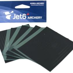 JET6 - Adh&eacute;sif d'Arr&ecirc;t pour Plumes (ligature) Noir