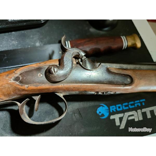 FUSIL A PLATINE MONO CANON OCTOGONAL PERCUSSION