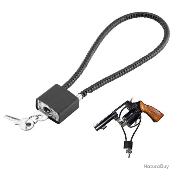 VERROU POUR ARMES DE POING ET D'�PAULE - NOIR - 38cm - LIVRAISON GRATUITE