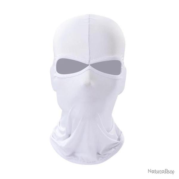 CAGOULE DEUX TROUS - BLANCHE - LIVRAISON GRATUITE