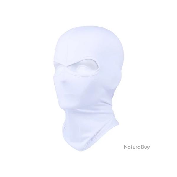 CAGOULE DEUX TROUS - BLANCHE - LIVRAISON GRATUITE