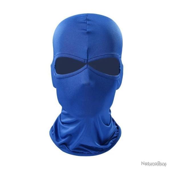 CAGOULE TACTIQUE DEUX TROUS - BLEUE - LIVRAISON GRATUITE