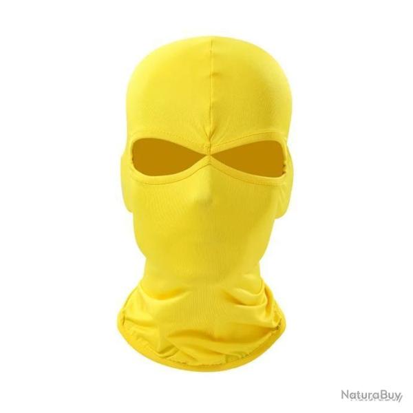 CAGOULE DEUX TROUS - JAUNE - LIVRAISON GRATUITE