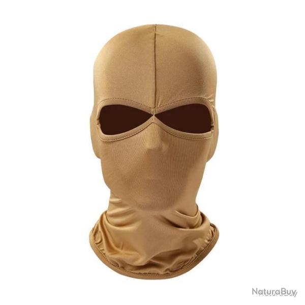 CAGOULE TACTIQUE DEUX TROUS - KAKI - LIVRAISON GRATUITE