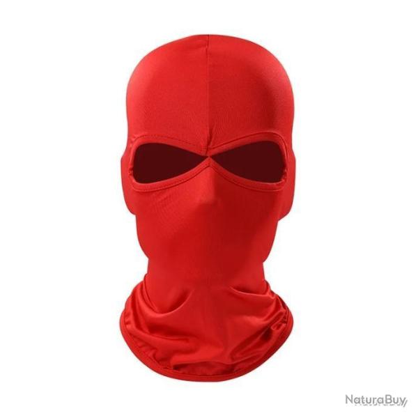 CAGOULE DEUX TROUS - ROUGE - LIVRAISON GRATUITE