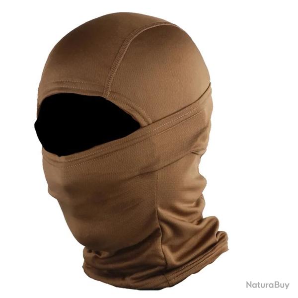 CAGOULE TACTIQUE 3-en-1 MARRON FIBRE RESPIRANTE - LIVRAISON GRATUITE