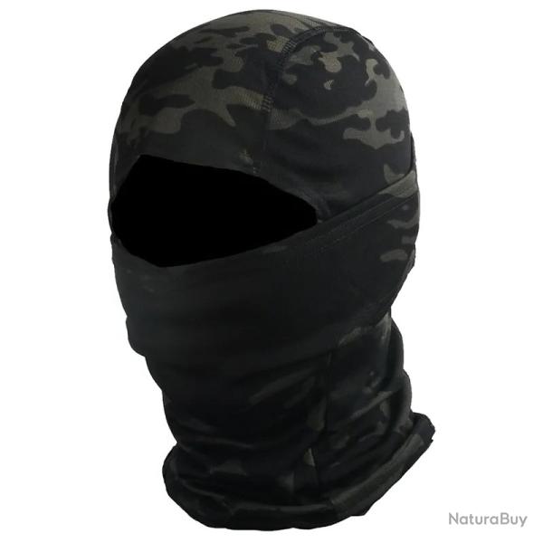 CAGOULE TACTIQUE 3-en-1 CAMOUFLAGE - CP NOIR - LIVRAISON GRATUITE