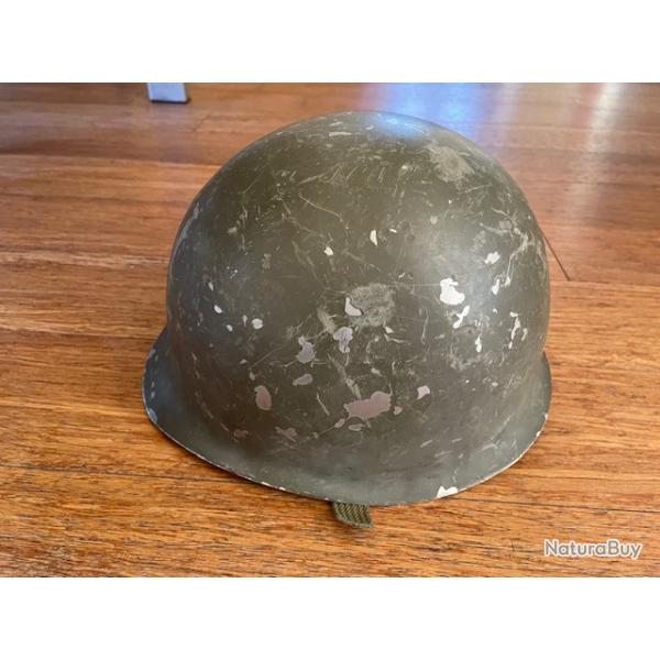 Casque lourd am�ricain complet, p�riode WWII Vietnam