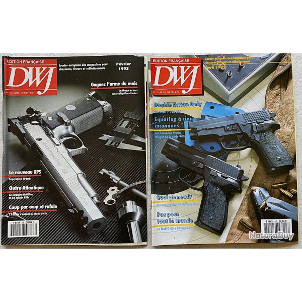 Lot de 15 magazines DWJ pour chasseur, tireur et collectionneurs