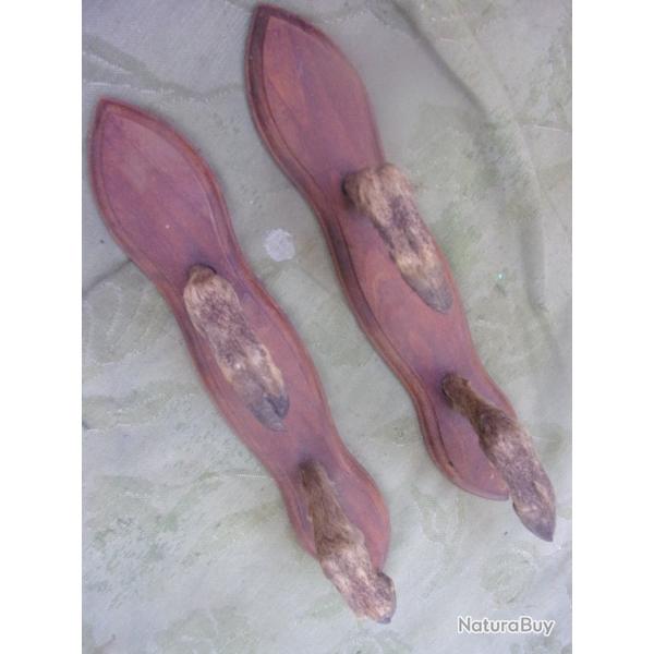 ratelier/porte-fusils en pattes longueur 41 cm