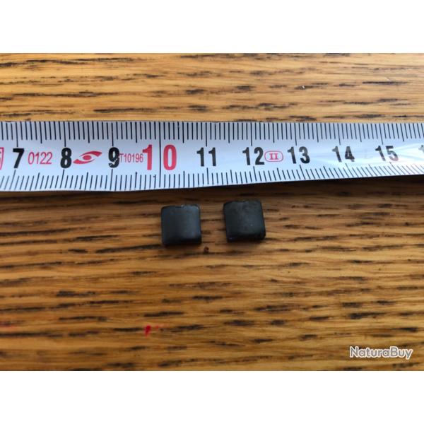 Weihrauch HW25 L: pi�ces de blocage carr�es du bloc arri�re d'origine de carabine � plombs HW 25 L