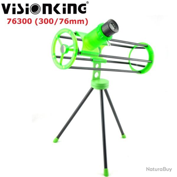 Visionking-T�lescope d'�quilibrage � R�flecteur newtonien, 76300 (76/300mm)