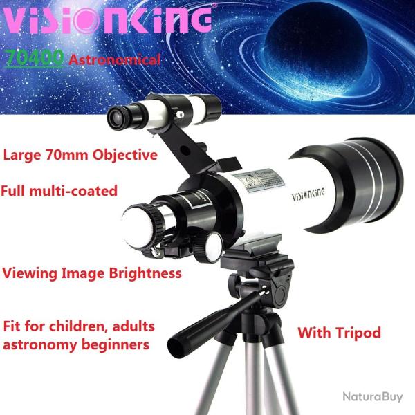 Visionking-T�lescope d'�quilibrage R�fractif avec Tr�pied Mod�le 70400 LIVRAISON GRATUITE !!!!