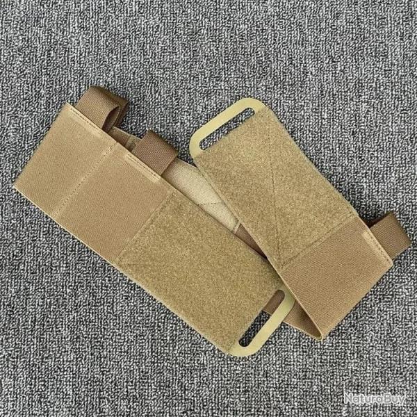 Bande �lastique gilet tactique FCSK universelle - Marron (A)