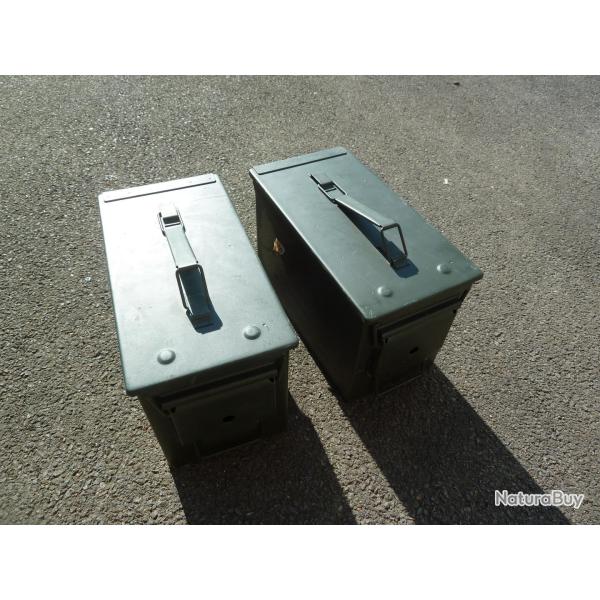 boite m�tal - lot complet : x2 kit verrou + x2 caisses a munition