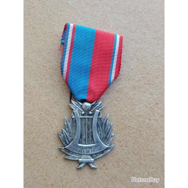 MEDAILLE CONFEDERATION MUSICAL DE FRANCE   COULEUR BRONZE