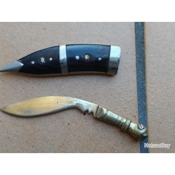 MINI KUKRI AVEC ETUI  STYLE COUPE PAPIER