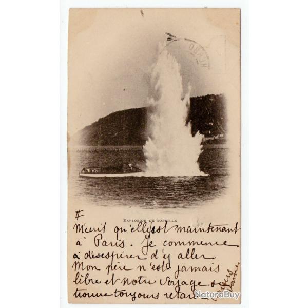 CPA - Marine "EXPLOSION DE TORPILLE "N�237