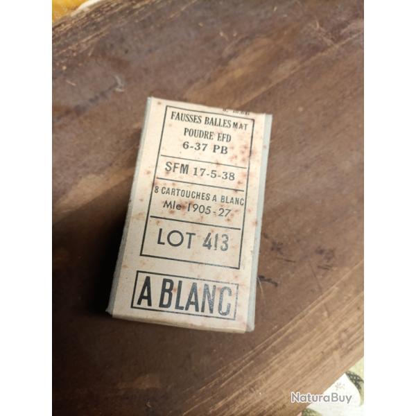 Lot de balles a blanc 8mm lebel
