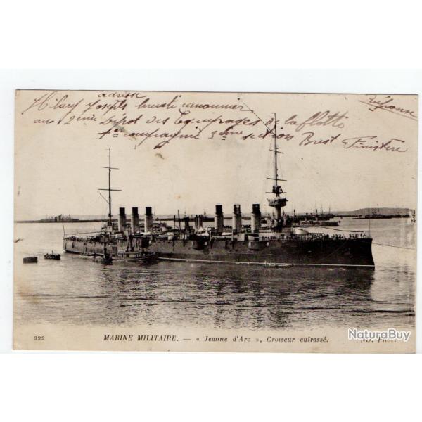 CPA - Marine Militaire " Jeanne d'Arc , Croiseur Cuirasse " N�1149