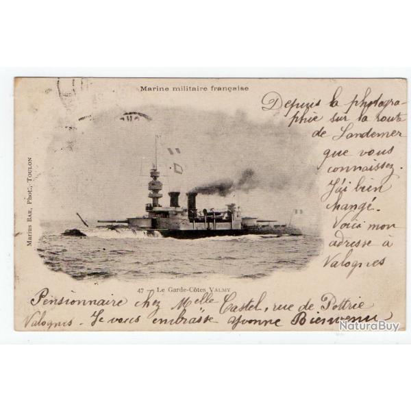 CPA - Marine Militaire FRAN�AISE " Le Garde-Cote VALMY  " N�1269
