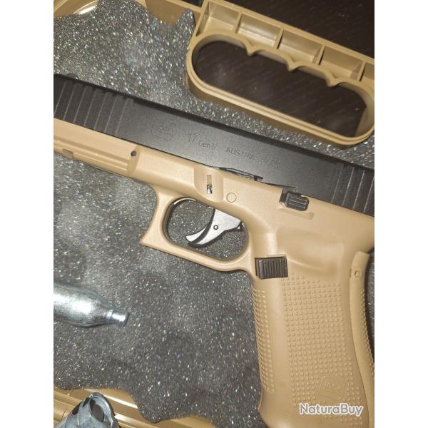 Pistolet CO2 Glock couleur d�sert